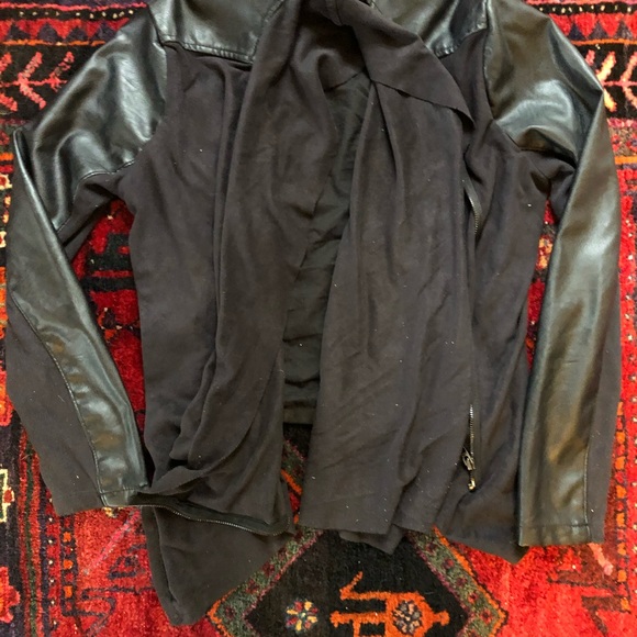 Blank NYC faux leather maternity jacket. - Picture 3 of 6